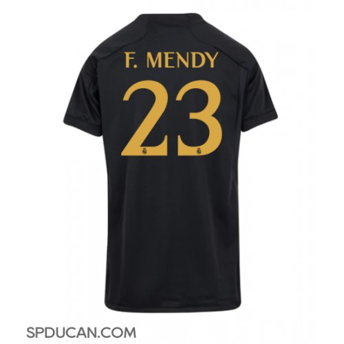 Zenski Nogometni Dres Real Madrid Ferland Mendy #23 Rezervni 2023-24 Kratak Rukav